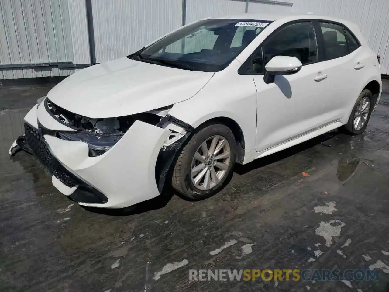 1 Photograph of a damaged car JTND4MBE6P3197542 TOYOTA COROLLA 2023