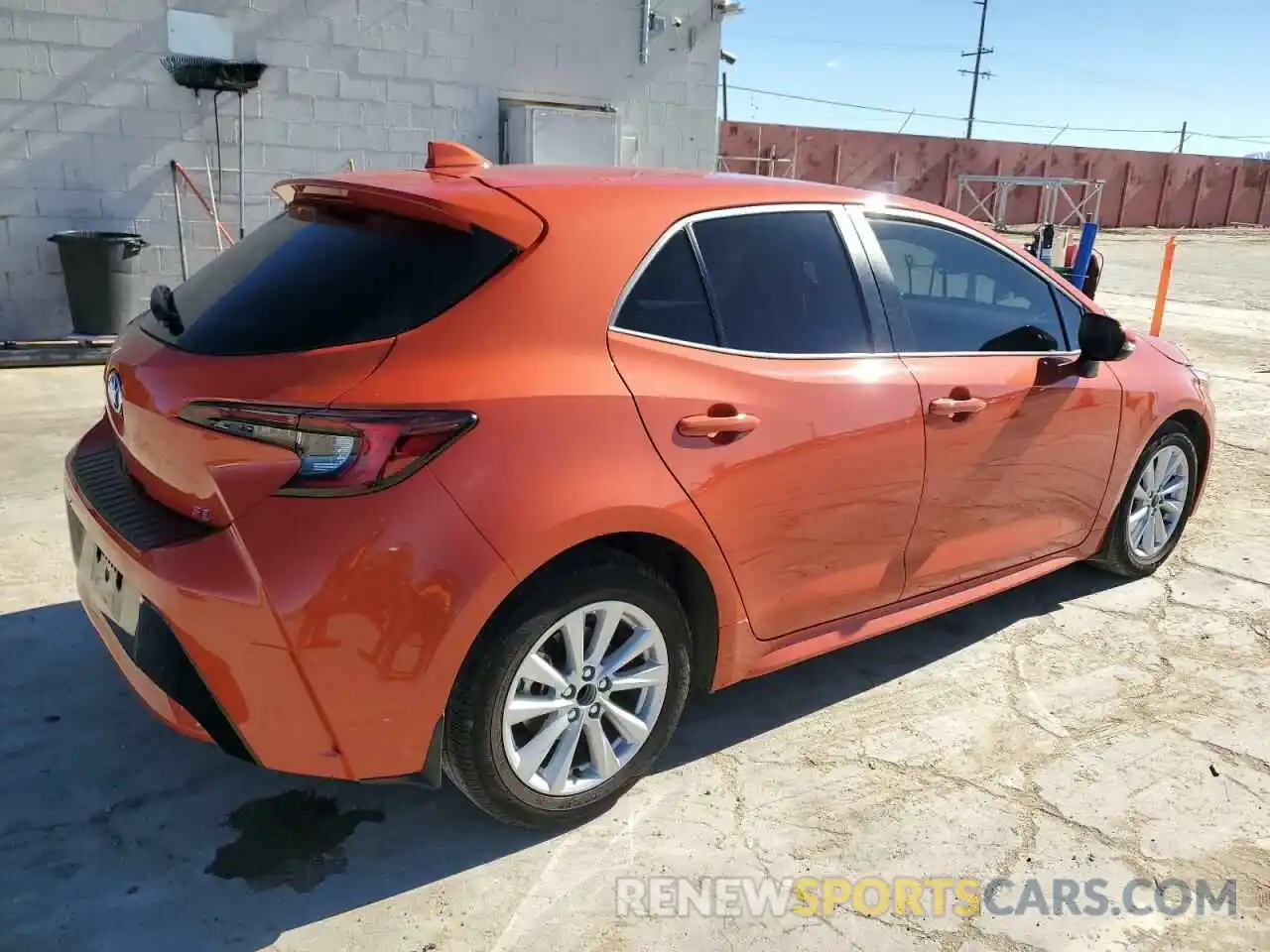 3 Photograph of a damaged car JTND4MBE6P3205994 TOYOTA COROLLA 2023