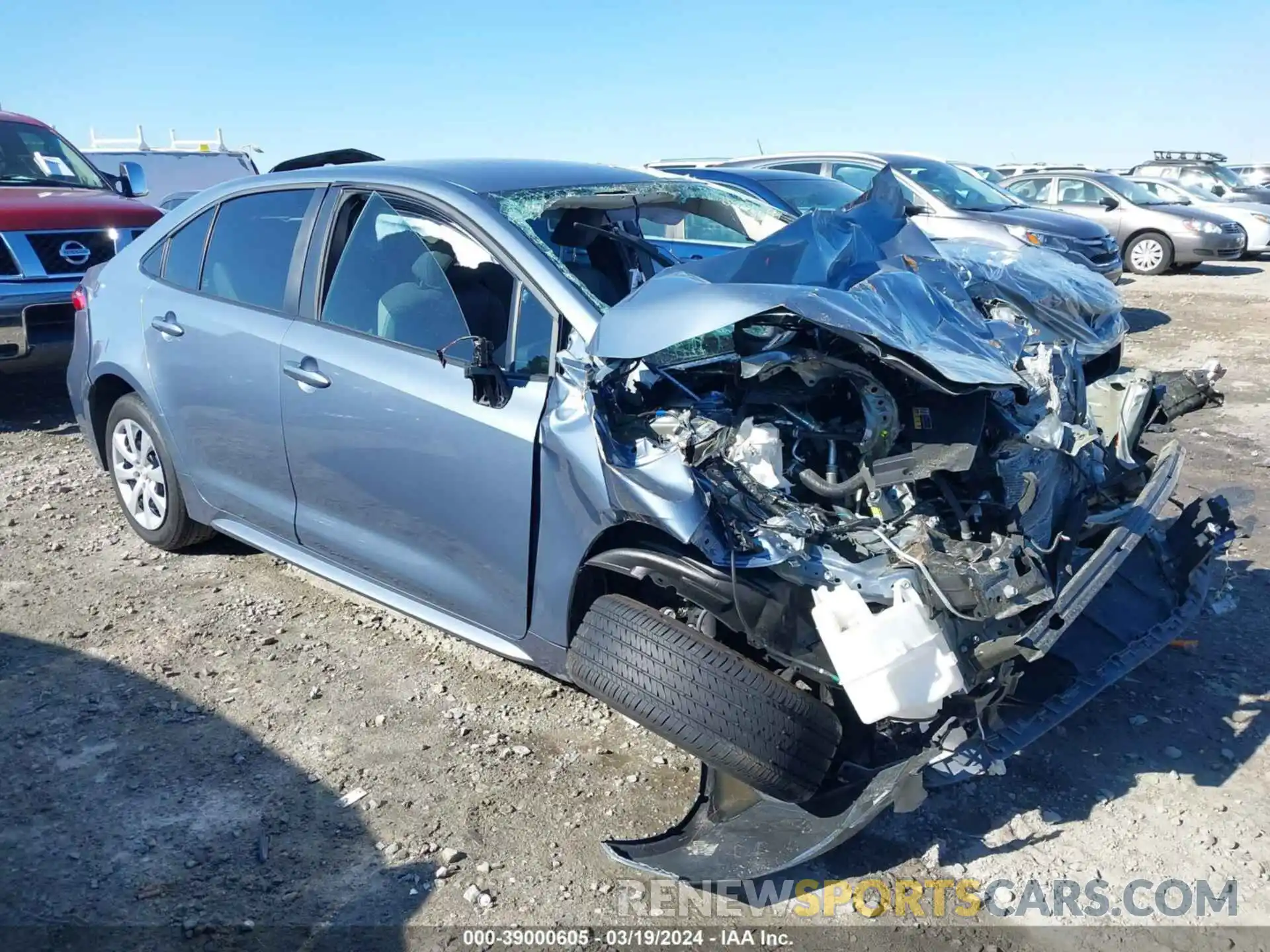 1 Photograph of a damaged car 5YFB4MDE1RP091079 TOYOTA COROLLA 2024