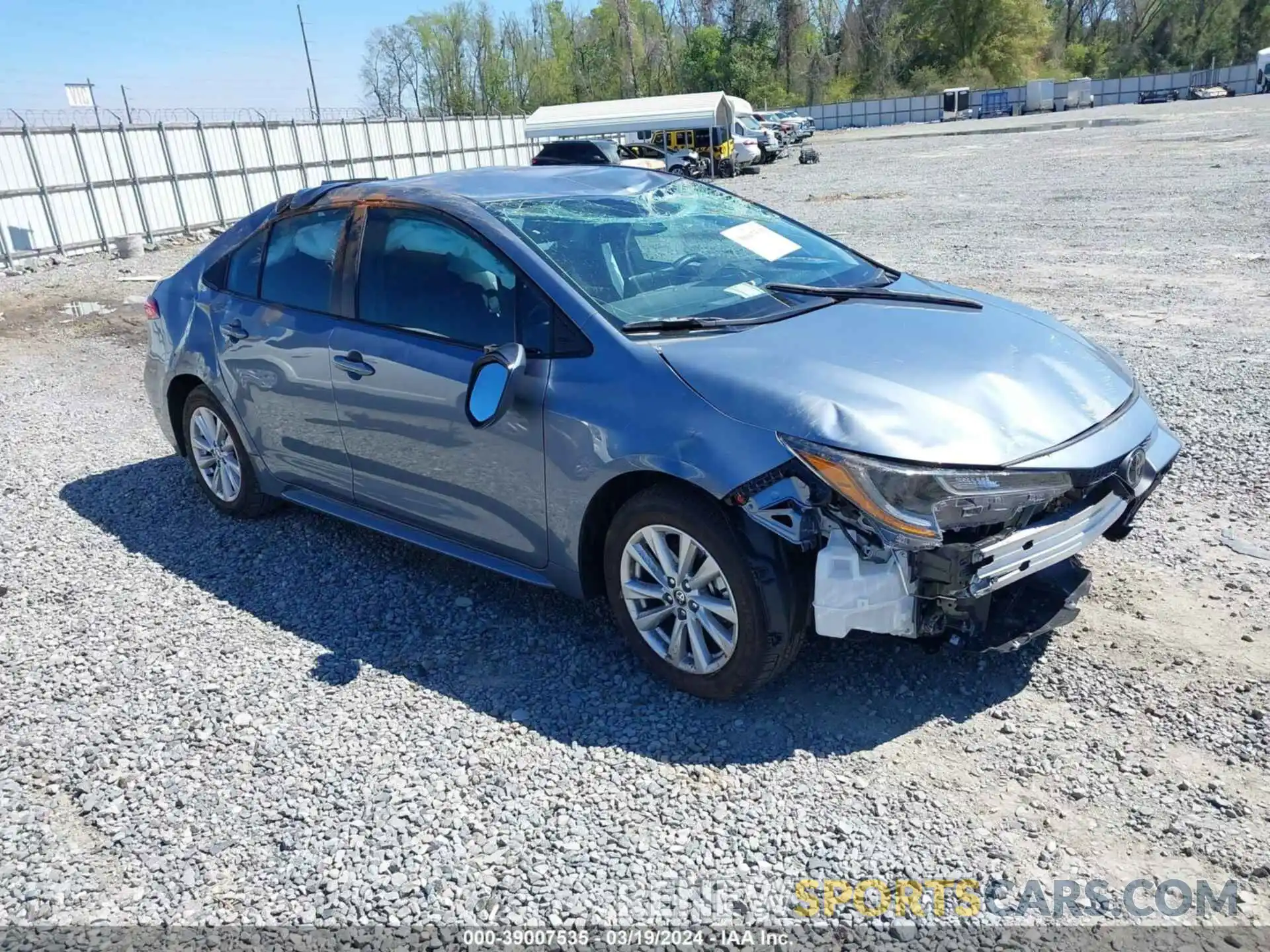 1 Photograph of a damaged car 5YFB4MDE4RP120414 TOYOTA COROLLA 2024