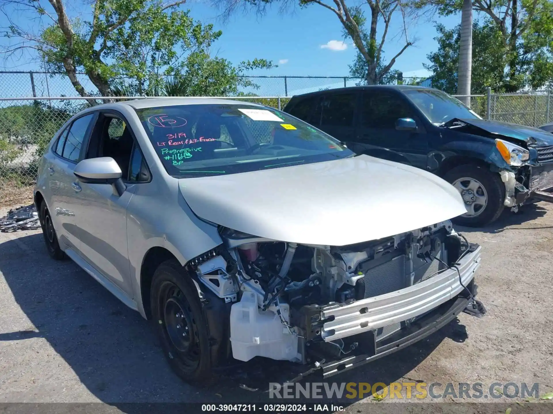 1 Photograph of a damaged car 5YFB4MDE8RP093847 TOYOTA COROLLA 2024