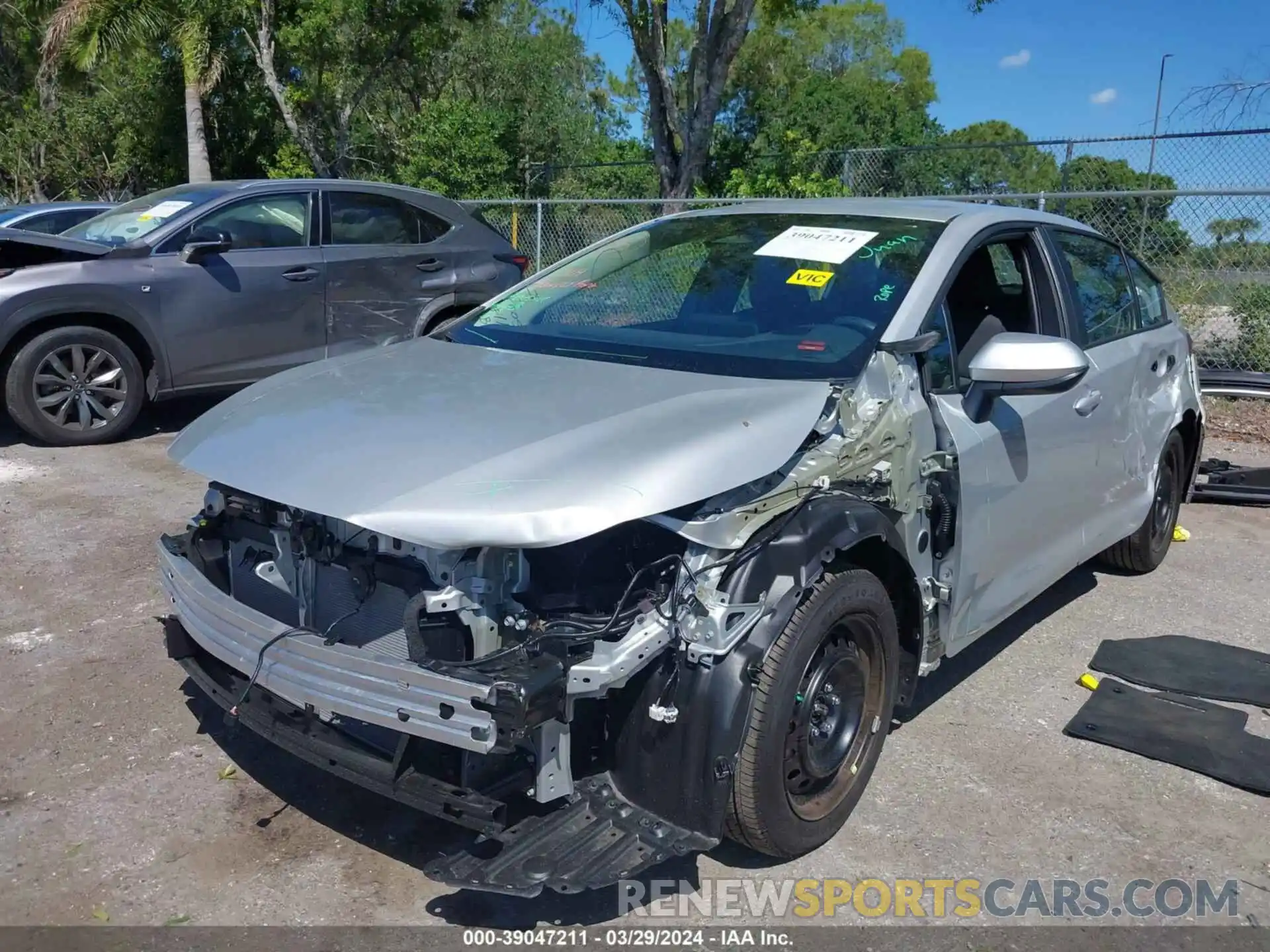 2 Photograph of a damaged car 5YFB4MDE8RP093847 TOYOTA COROLLA 2024