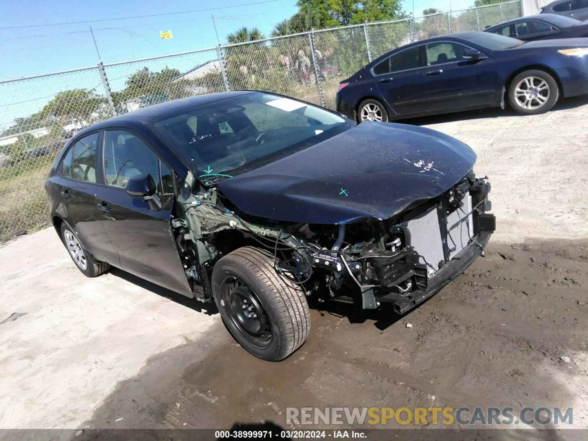 1 Photograph of a damaged car 5YFB4MDE8RP136342 TOYOTA COROLLA 2024