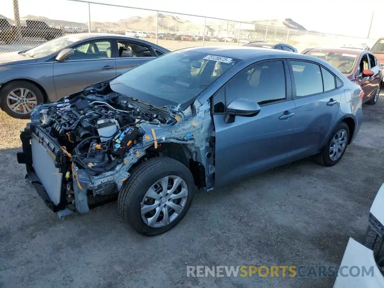 1 Photograph of a damaged car JTDB4MEE0R3019538 TOYOTA COROLLA 2024