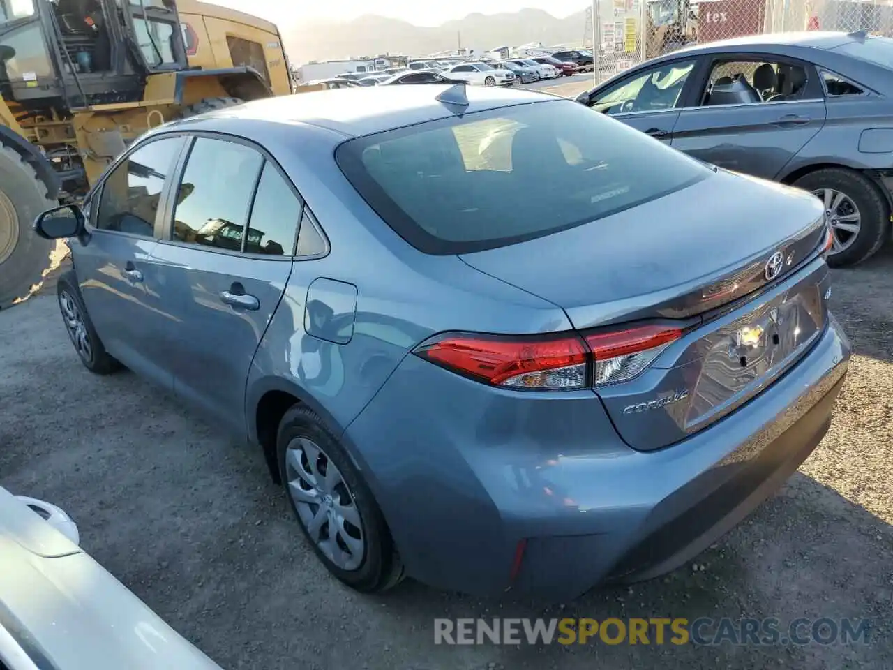 2 Photograph of a damaged car JTDB4MEE0R3019538 TOYOTA COROLLA 2024