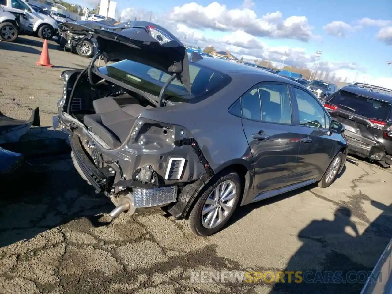 3 Photograph of a damaged car JTDB4MEE1R3019791 TOYOTA COROLLA 2024