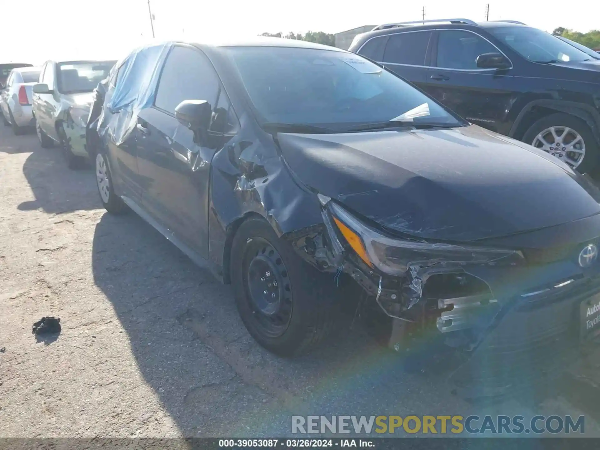 1 Photograph of a damaged car JTDBCMFE1RJ019898 TOYOTA COROLLA 2024