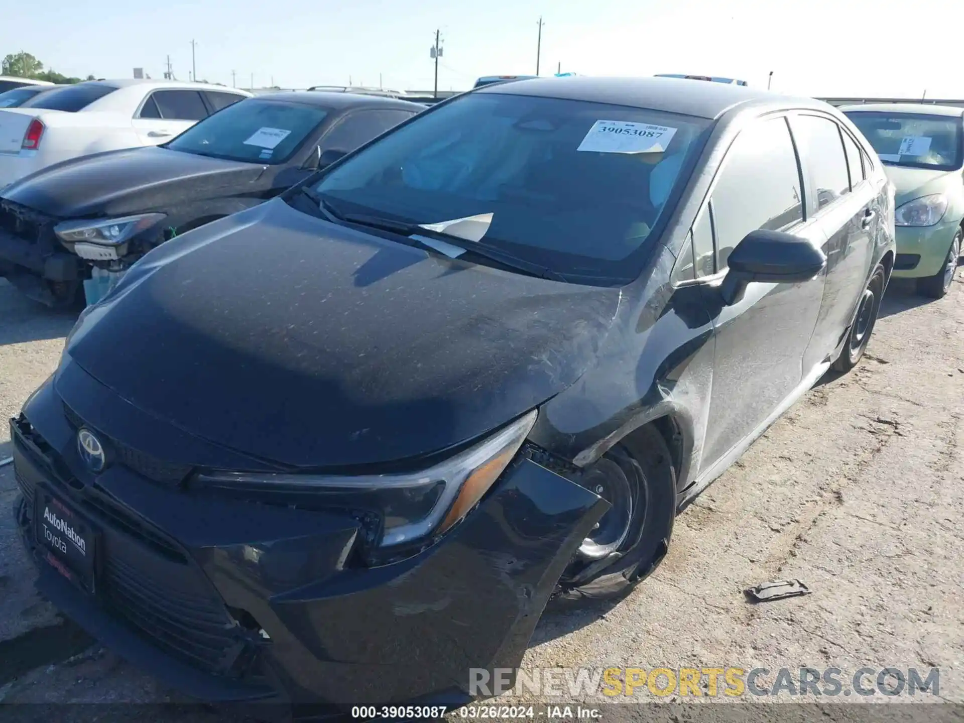 2 Photograph of a damaged car JTDBCMFE1RJ019898 TOYOTA COROLLA 2024