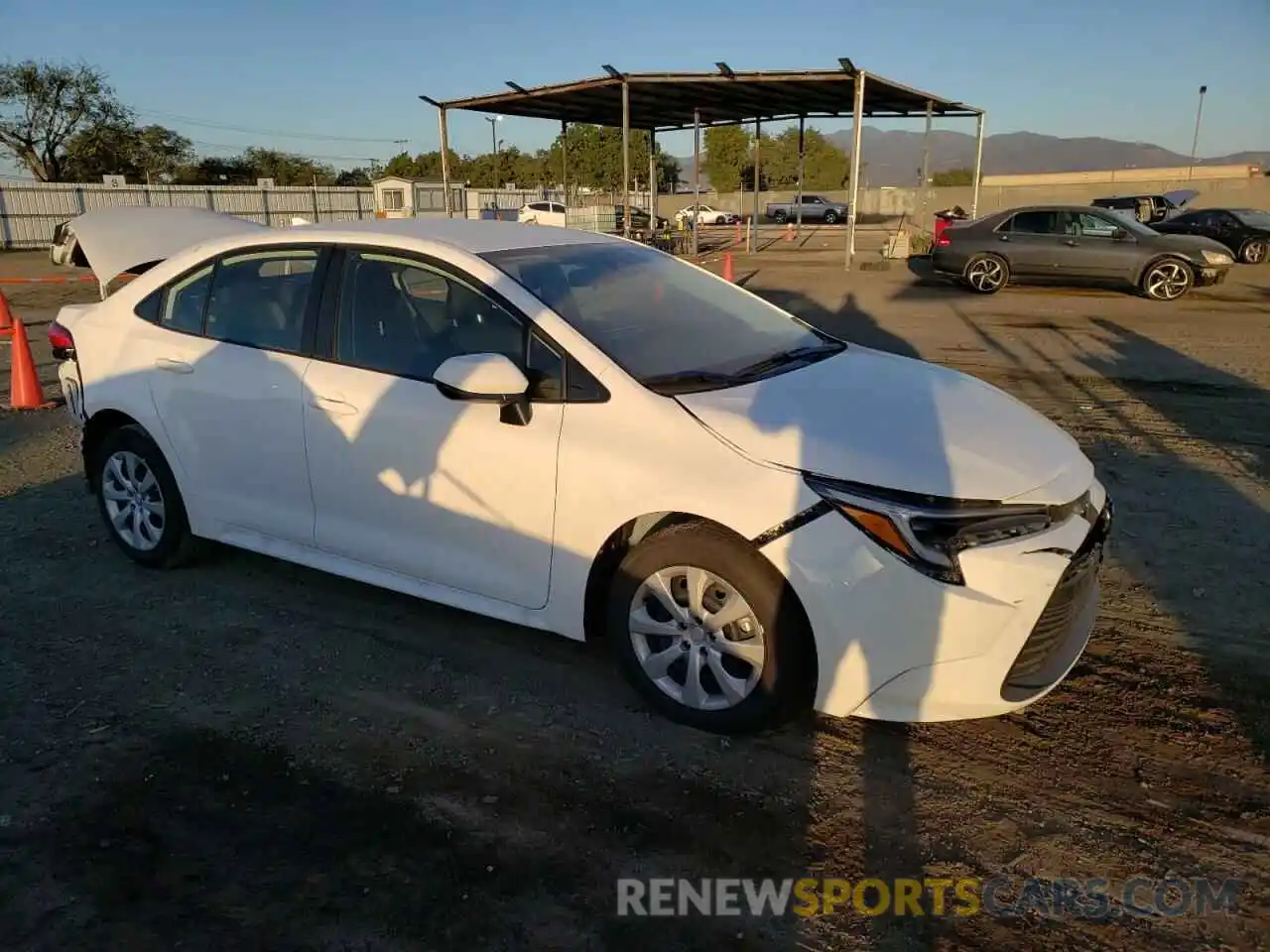 4 Photograph of a damaged car JTDBCMFE1RJ021568 TOYOTA COROLLA 2024