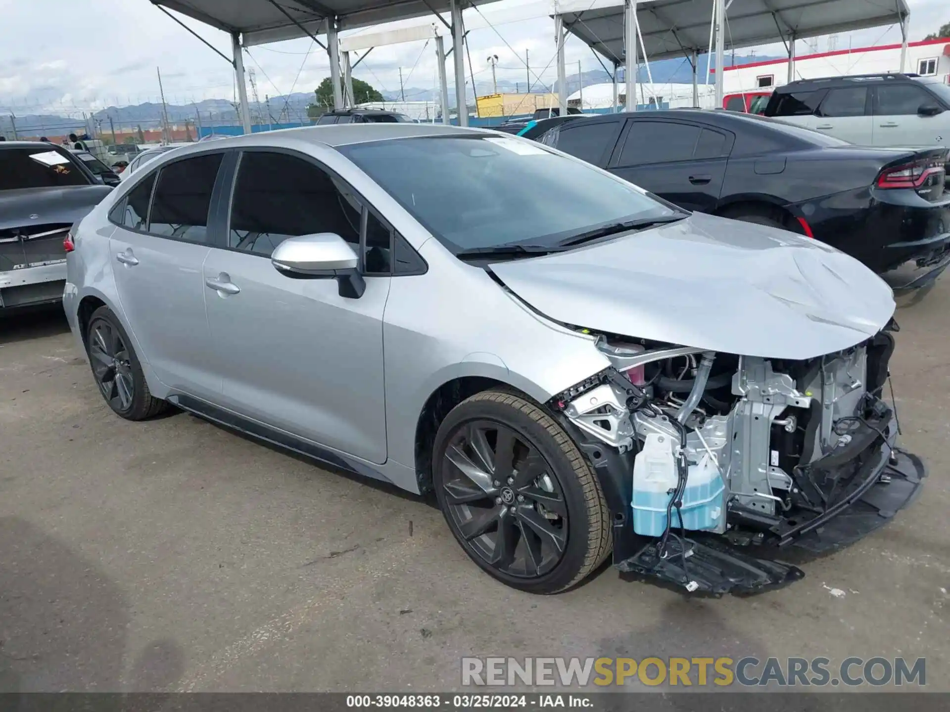 1 Photograph of a damaged car JTDBCMFE3R3037081 TOYOTA COROLLA 2024