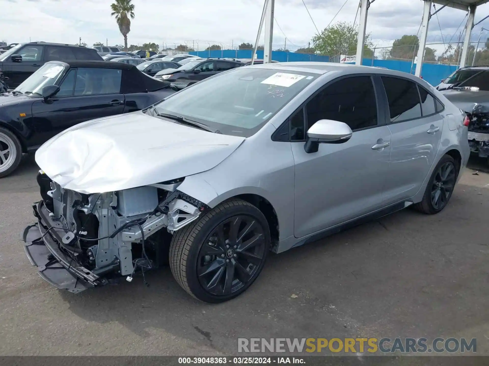 2 Photograph of a damaged car JTDBCMFE3R3037081 TOYOTA COROLLA 2024