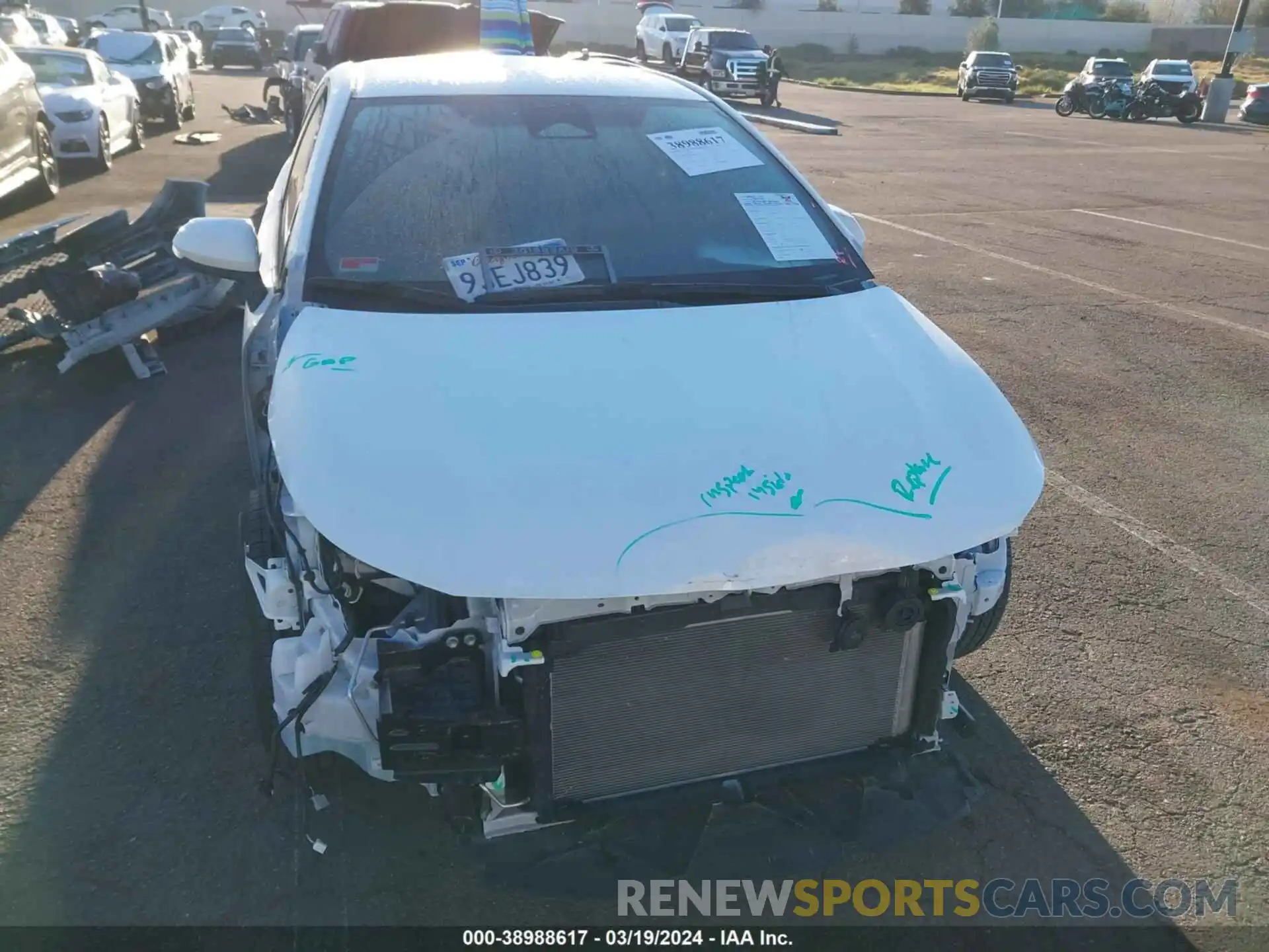 13 Photograph of a damaged car JTDBCMFE4R3028857 TOYOTA COROLLA 2024