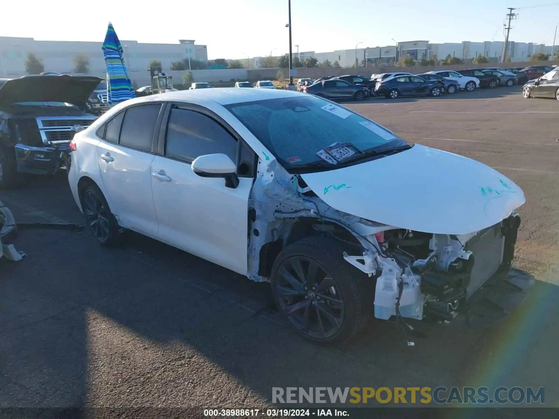 14 Photograph of a damaged car JTDBCMFE4R3028857 TOYOTA COROLLA 2024