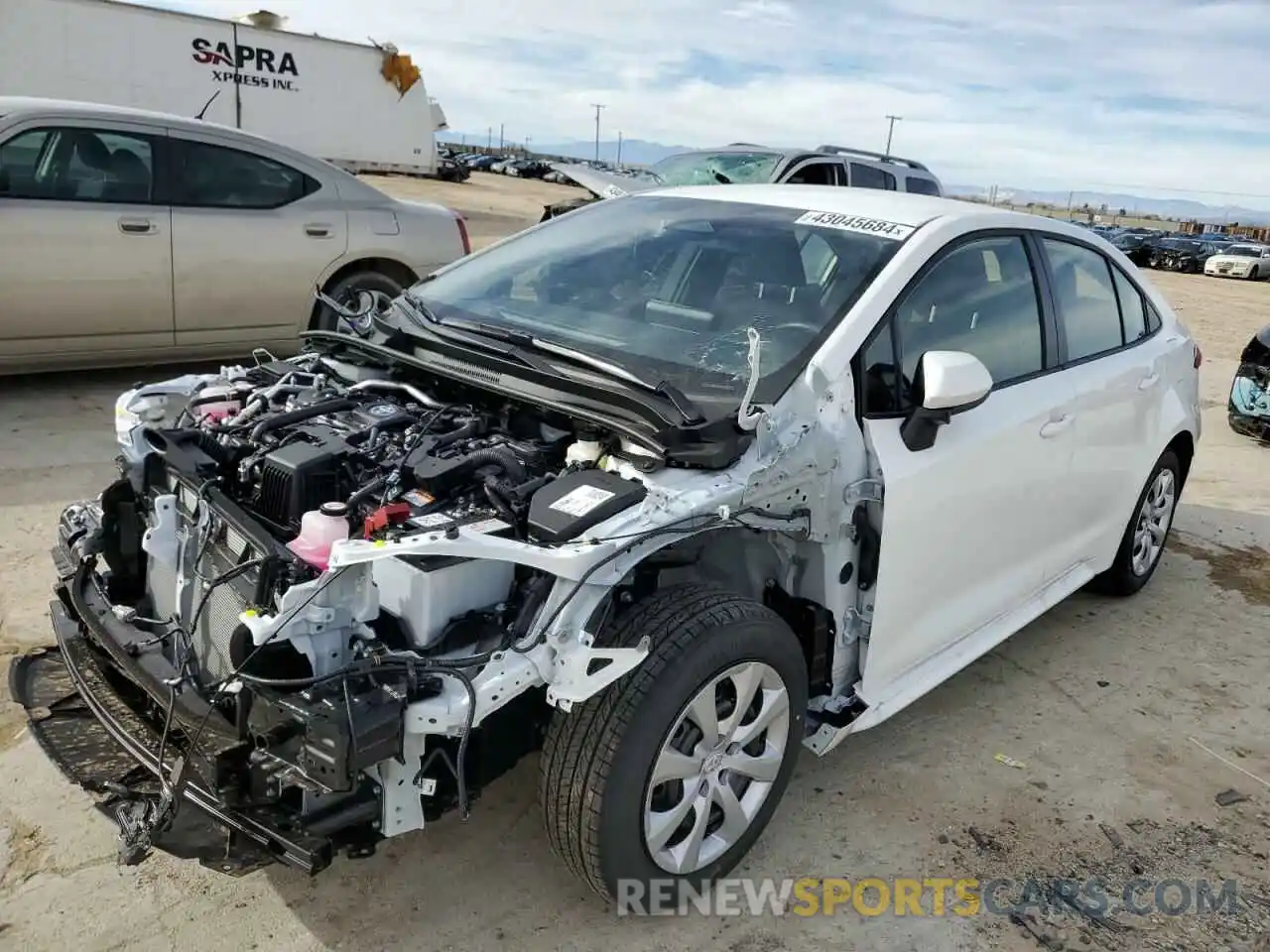 1 Photograph of a damaged car JTDBCMFE4R3041026 TOYOTA COROLLA 2024