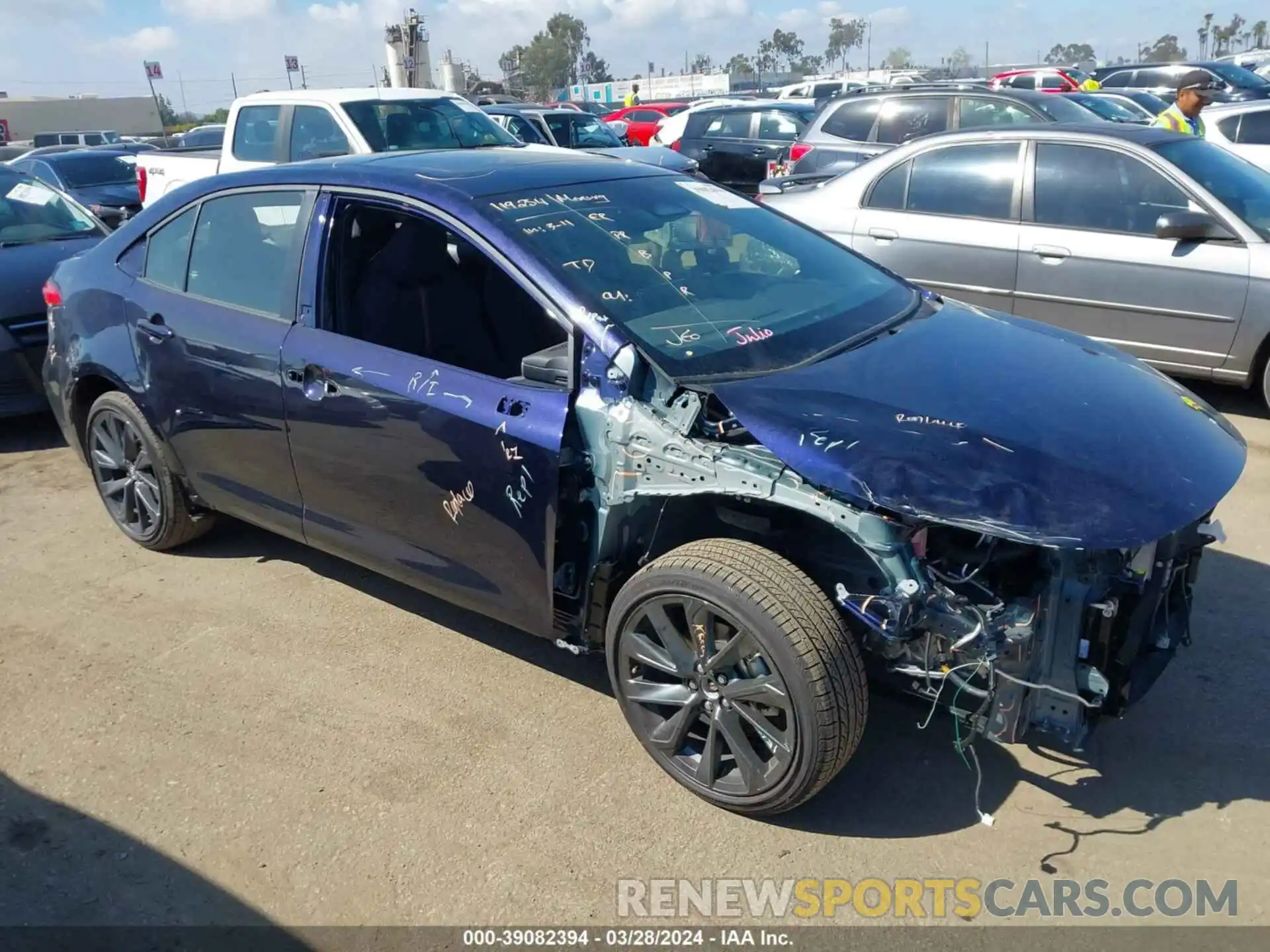 14 Photograph of a damaged car JTDBCMFE4RJ026747 TOYOTA COROLLA 2024