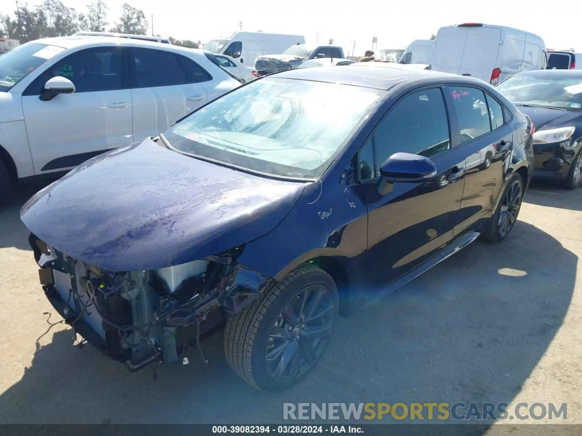 2 Photograph of a damaged car JTDBCMFE4RJ026747 TOYOTA COROLLA 2024