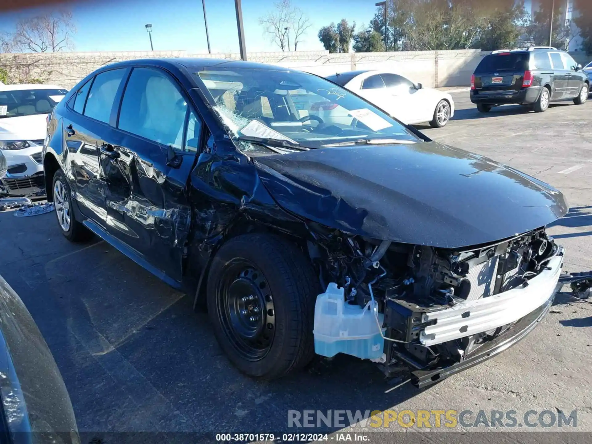 1 Photograph of a damaged car JTDBCMFE6R3039231 TOYOTA COROLLA 2024