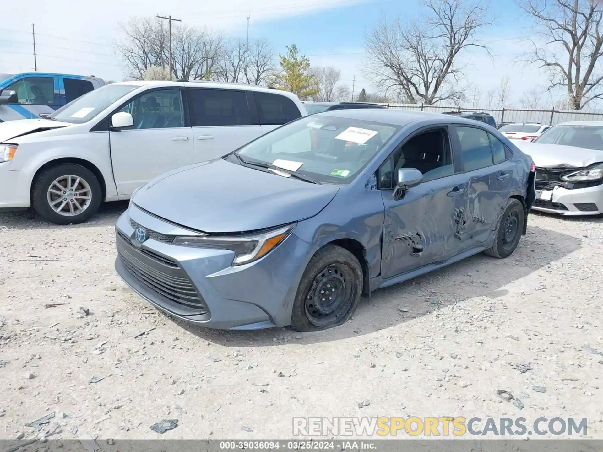 2 Photograph of a damaged car JTDBCMFE6R3040430 TOYOTA COROLLA 2024