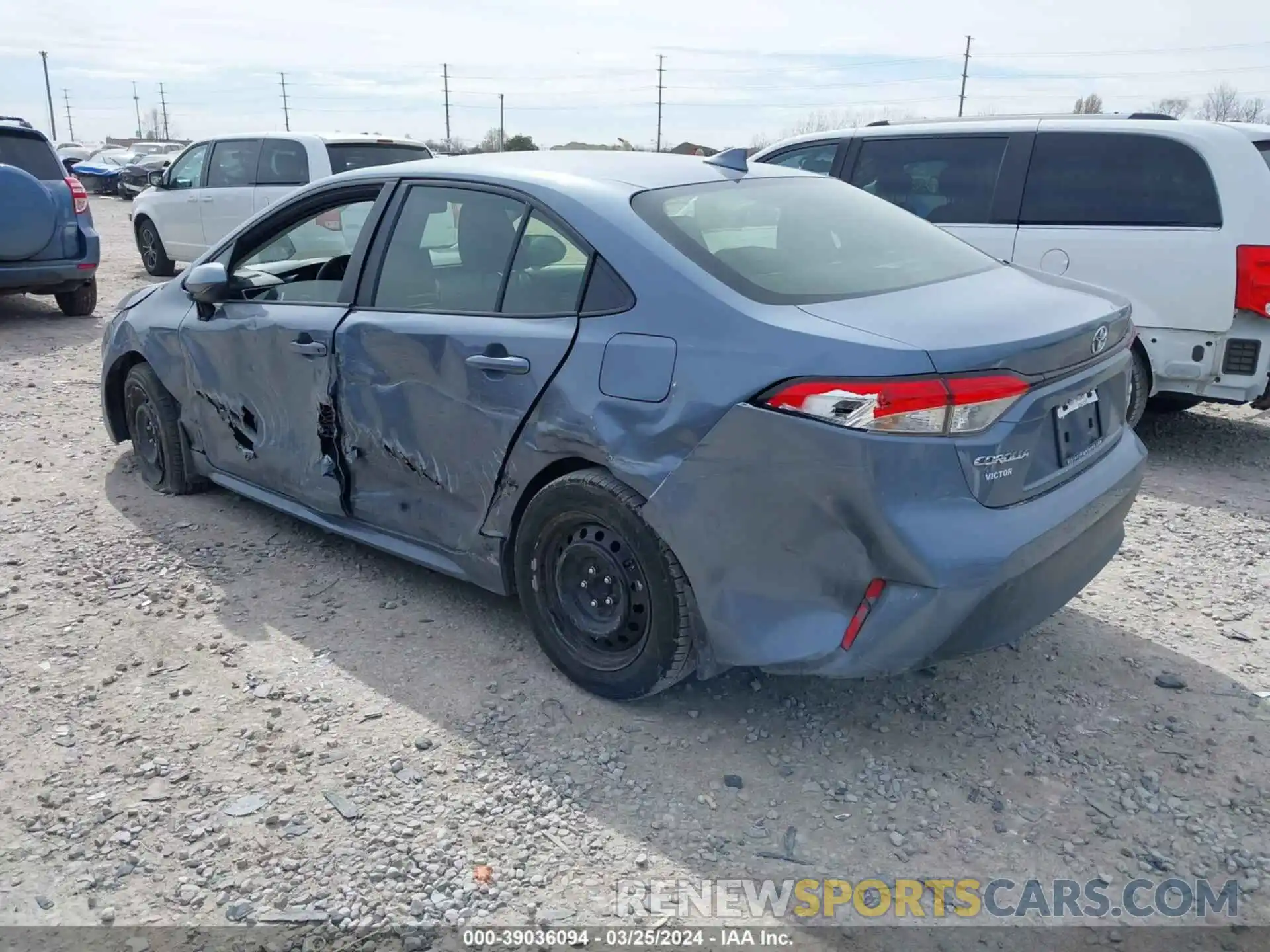 3 Photograph of a damaged car JTDBCMFE6R3040430 TOYOTA COROLLA 2024