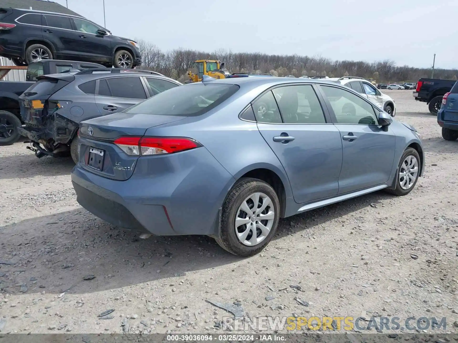 4 Photograph of a damaged car JTDBCMFE6R3040430 TOYOTA COROLLA 2024