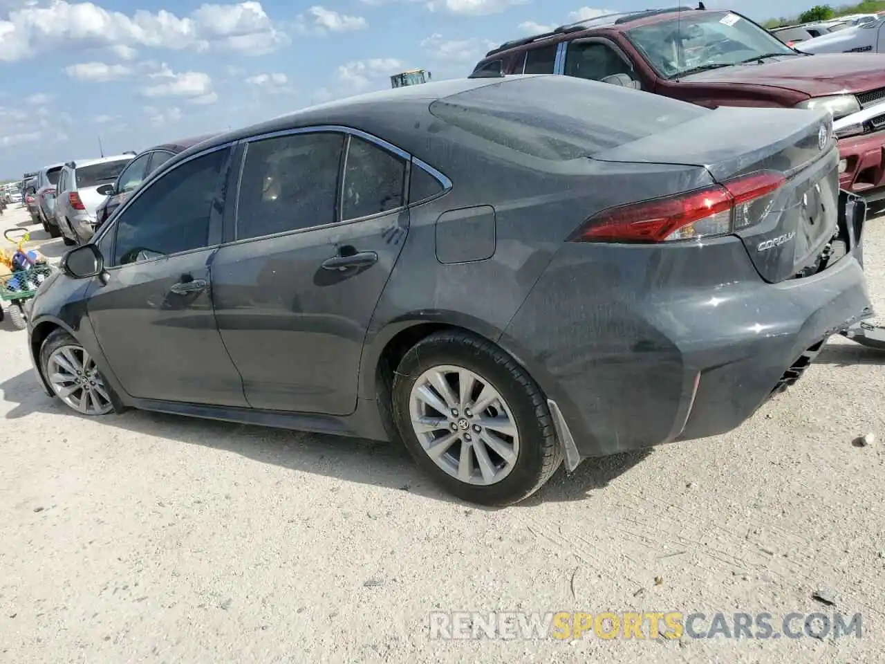 2 Photograph of a damaged car JTDBCMFE9R3032614 TOYOTA COROLLA 2024