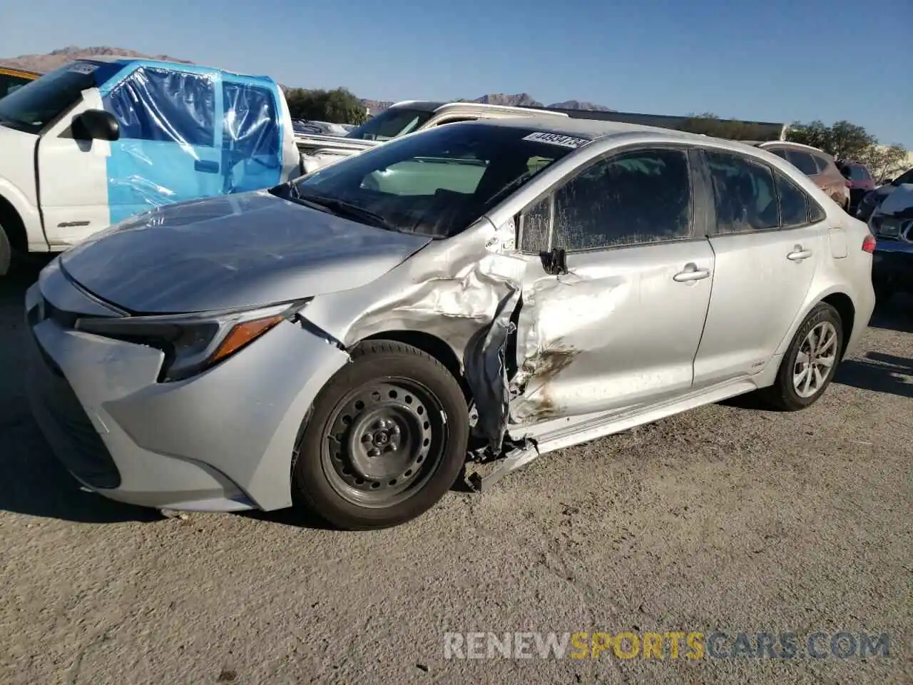 1 Photograph of a damaged car JTDBDMHEXRJ005069 TOYOTA COROLLA 2024