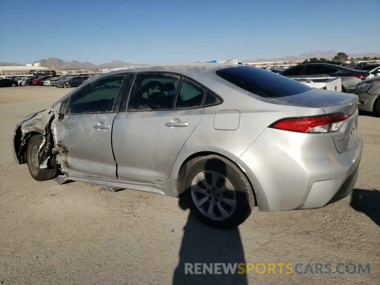 2 Photograph of a damaged car JTDBDMHEXRJ005069 TOYOTA COROLLA 2024