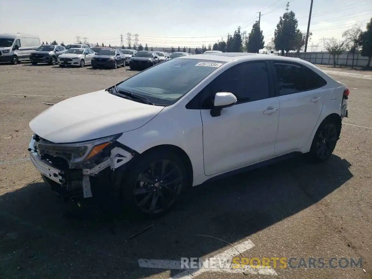 1 Photograph of a damaged car JTDP4MCEXRJ103824 TOYOTA COROLLA 2024