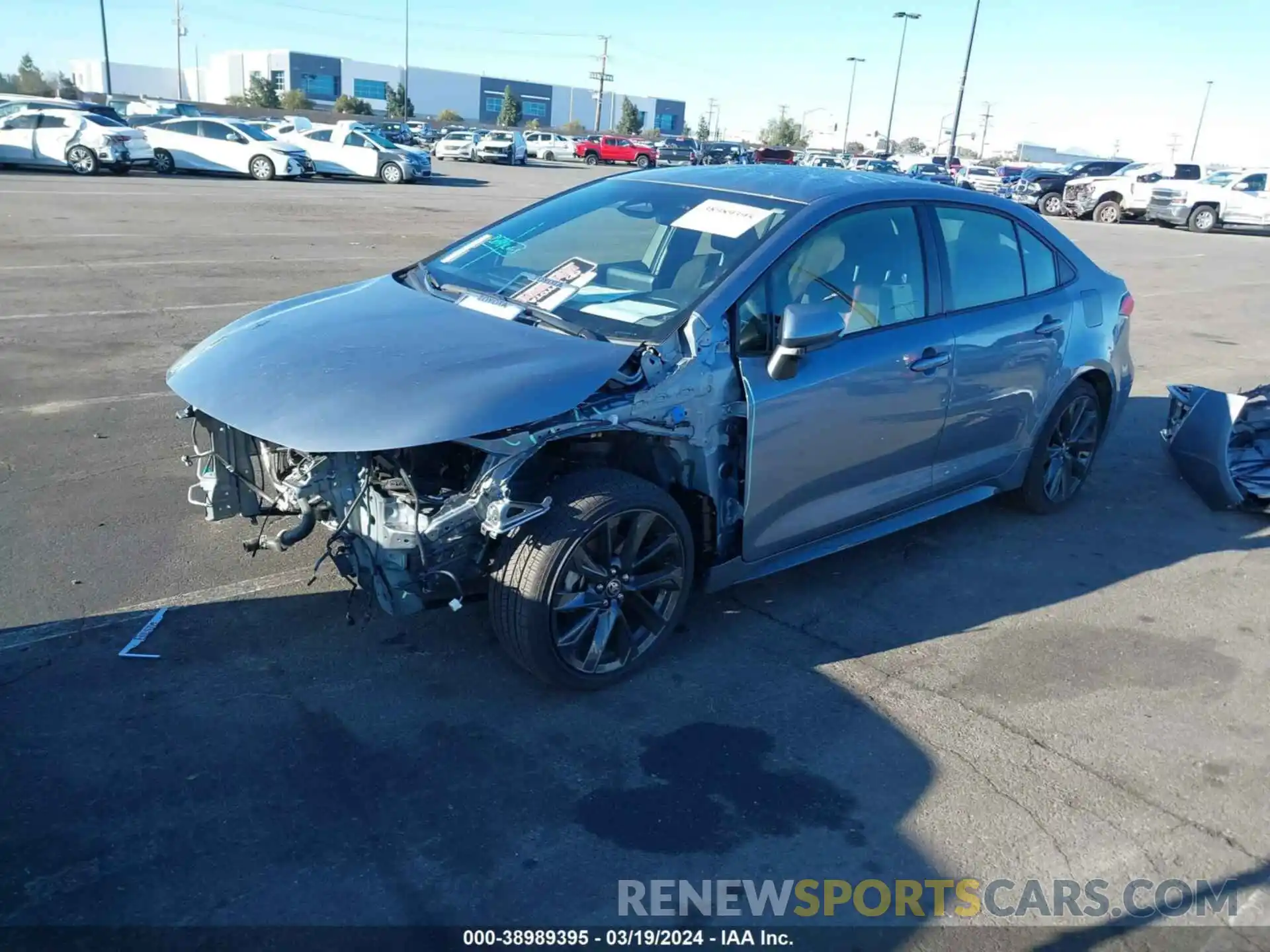 2 Photograph of a damaged car JTDS4MCE1R3521171 TOYOTA COROLLA 2024