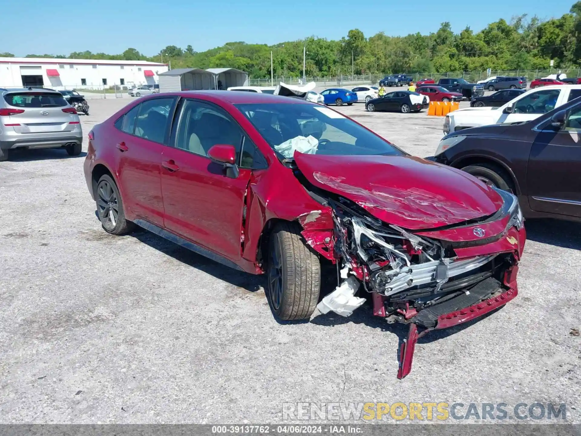 1 Photograph of a damaged car JTDS4MCEXRJ103669 TOYOTA COROLLA 2024