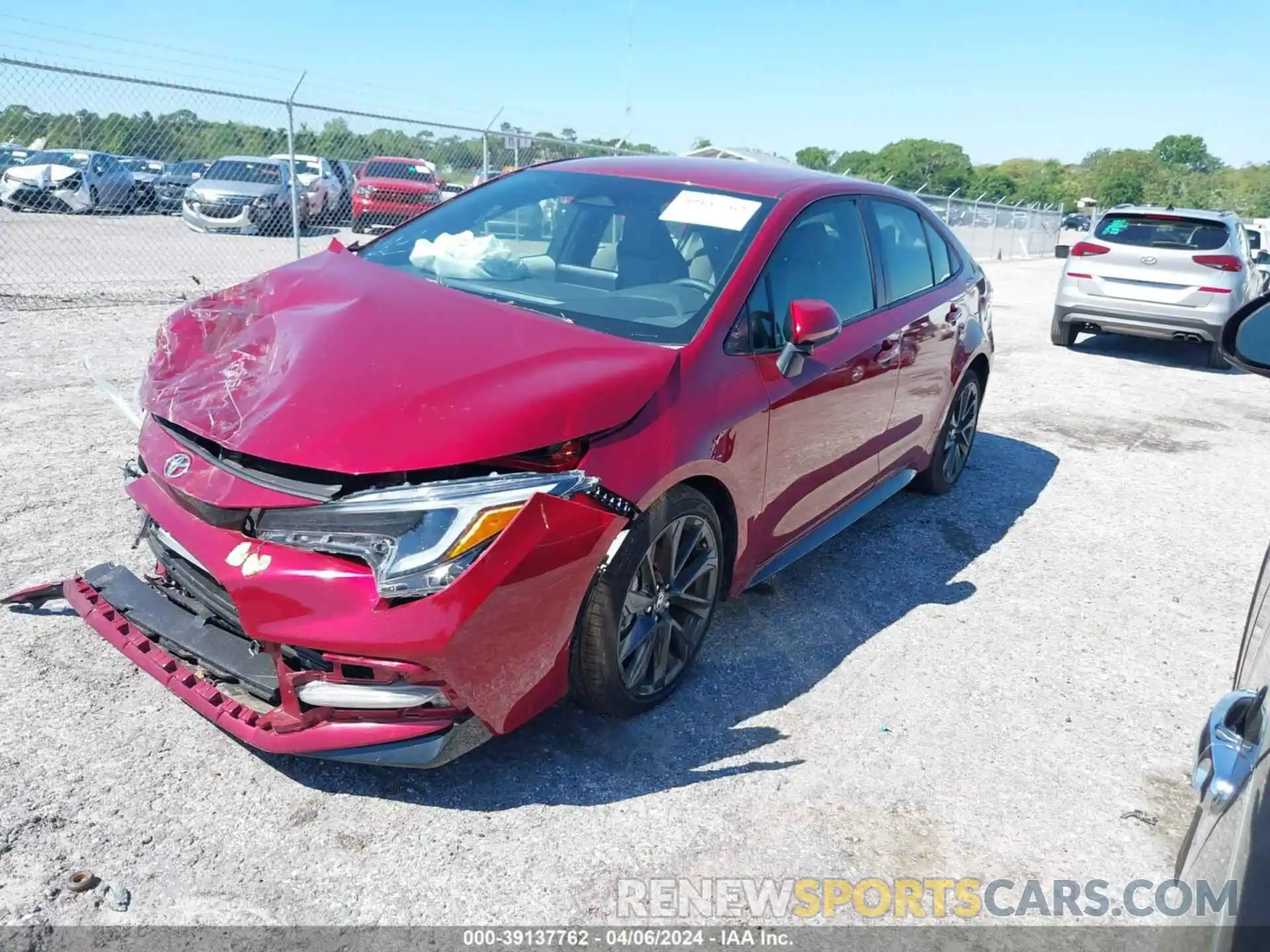 2 Photograph of a damaged car JTDS4MCEXRJ103669 TOYOTA COROLLA 2024