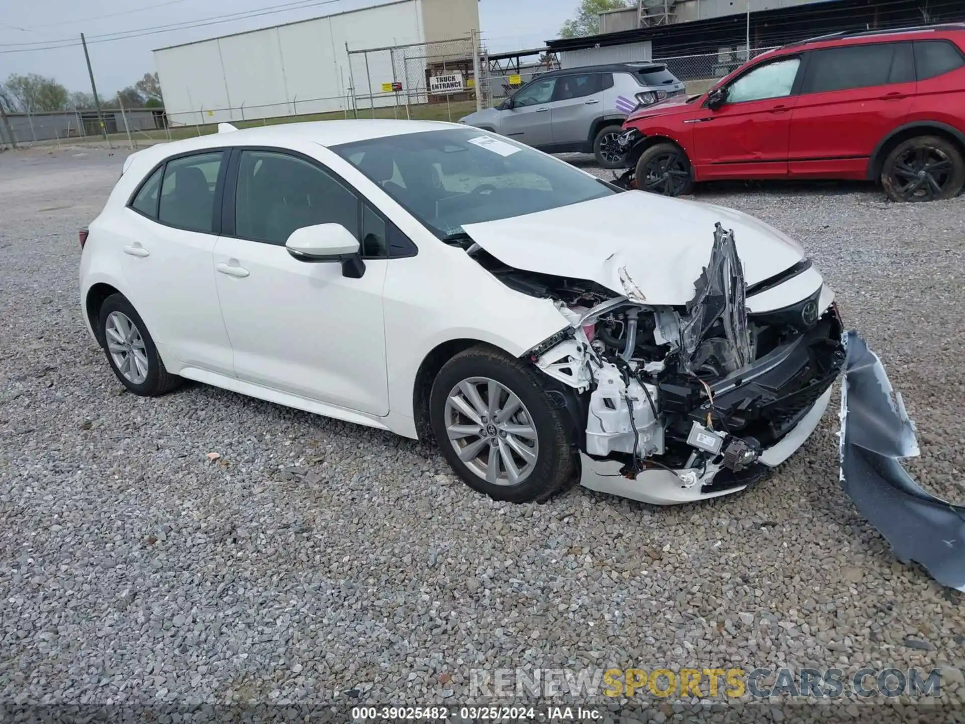 1 Photograph of a damaged car JTND4MBE2R3214551 TOYOTA COROLLA 2024