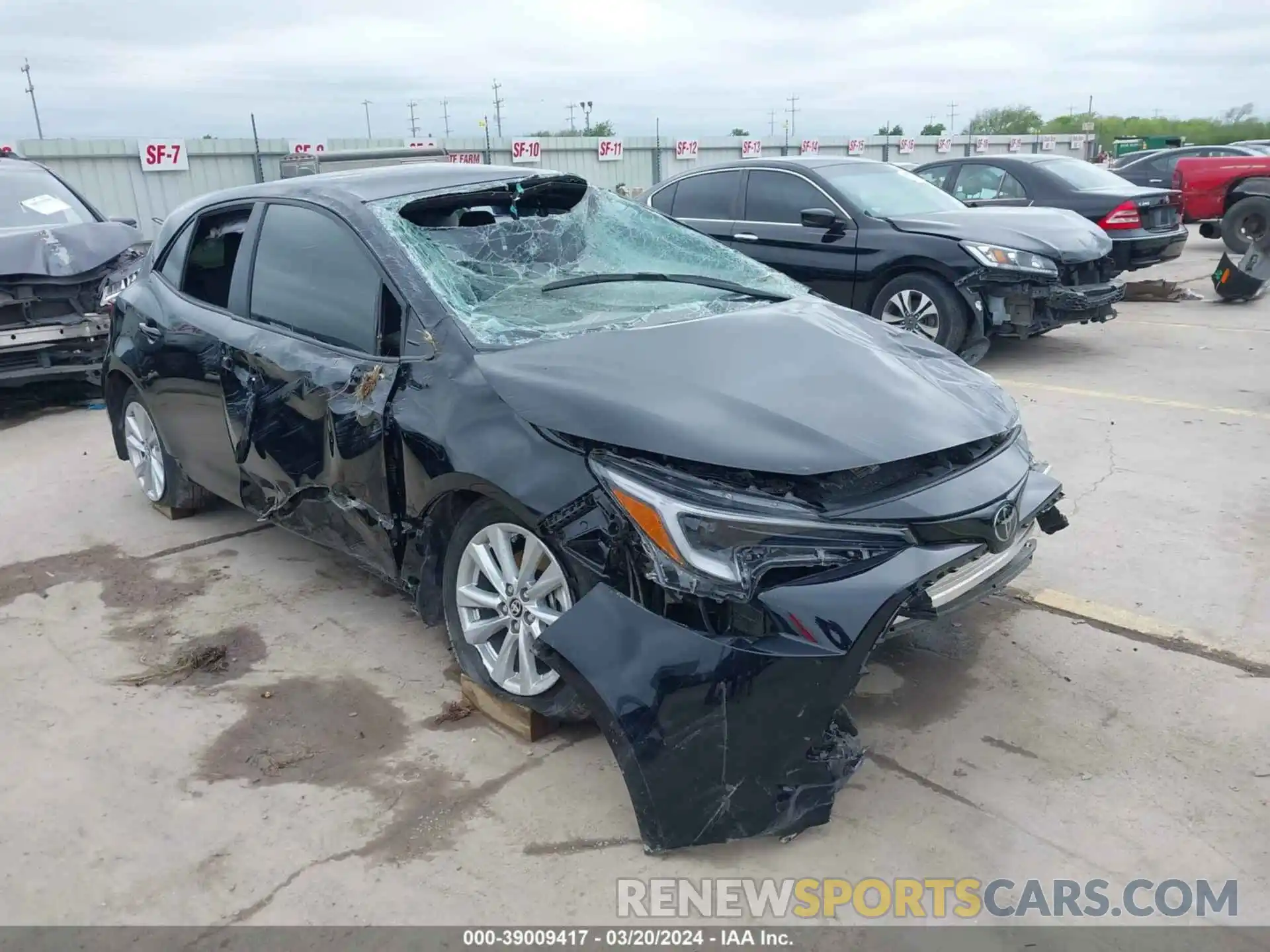 1 Photograph of a damaged car JTND4MBE3R3224263 TOYOTA COROLLA 2024