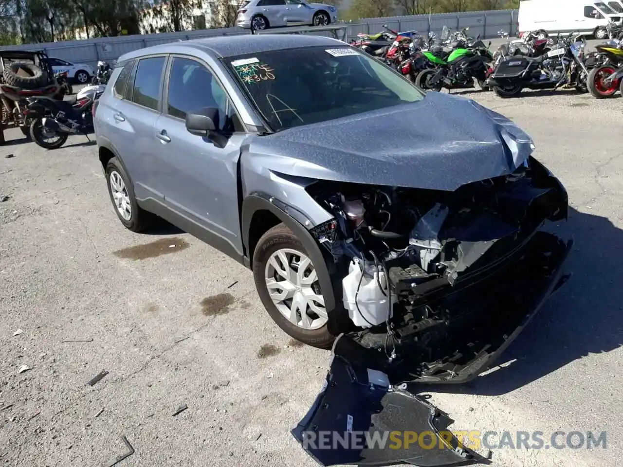 1 Photograph of a damaged car 7MUAAAAG0NV006023 TOYOTA COROLLA CR 2022