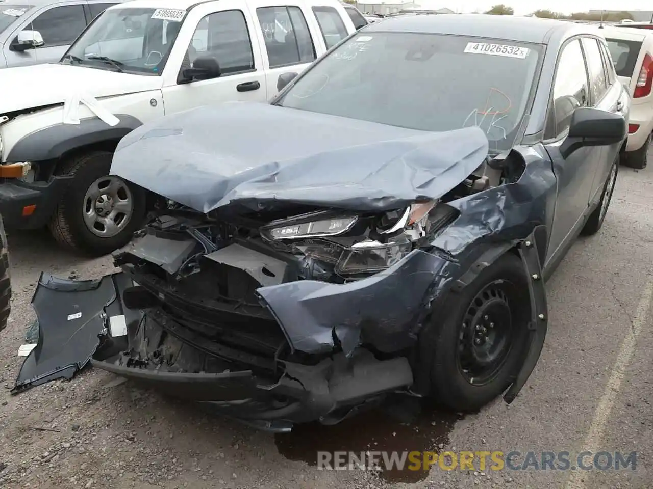 2 Photograph of a damaged car 7MUAAAAG0NV006023 TOYOTA COROLLA CR 2022