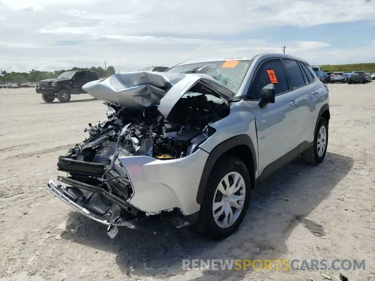 2 Photograph of a damaged car 7MUAAAAG2NV020344 TOYOTA COROLLA CR 2022