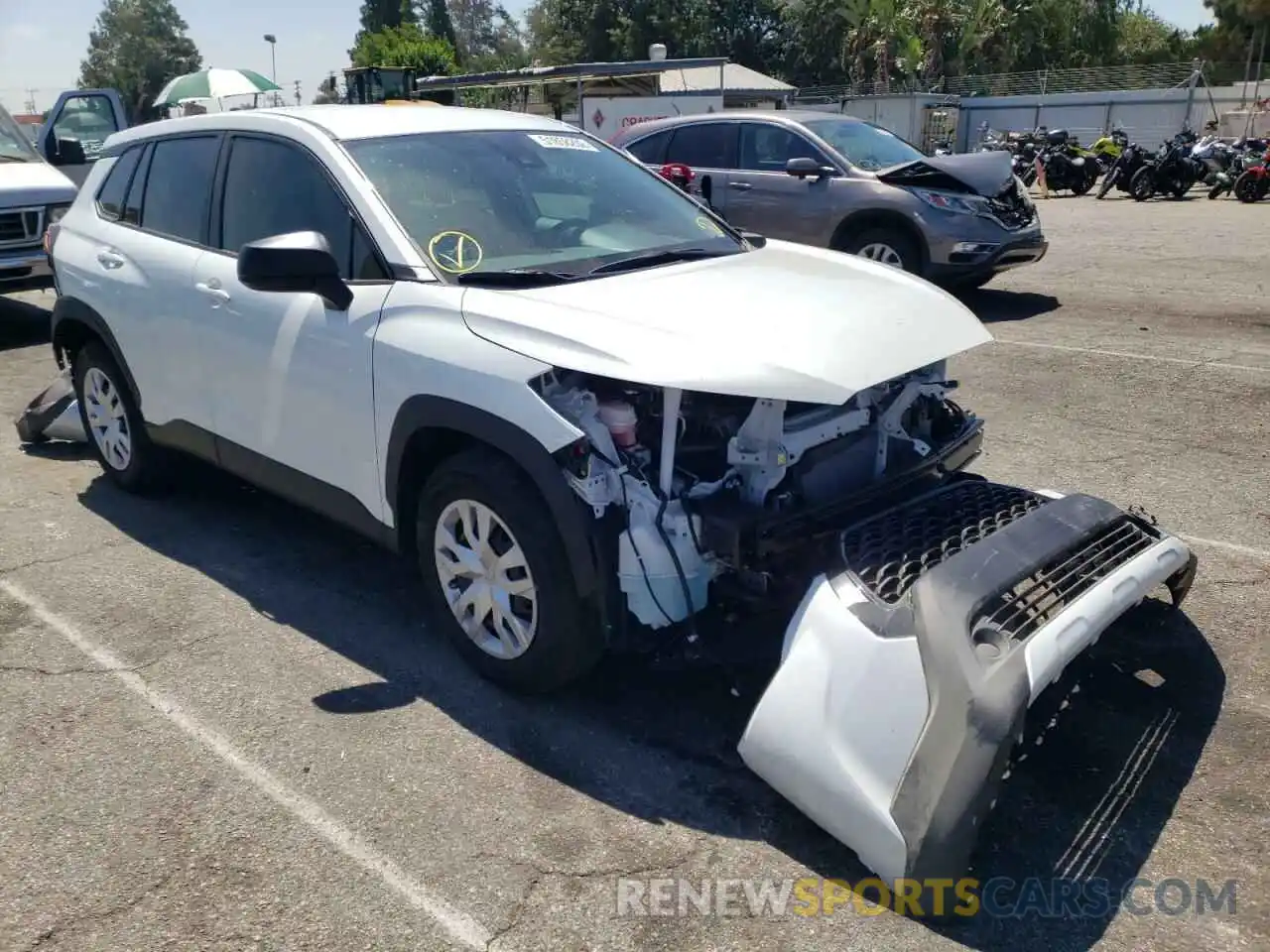 1 Photograph of a damaged car 7MUAAAAG7NV005967 TOYOTA COROLLA CR 2022