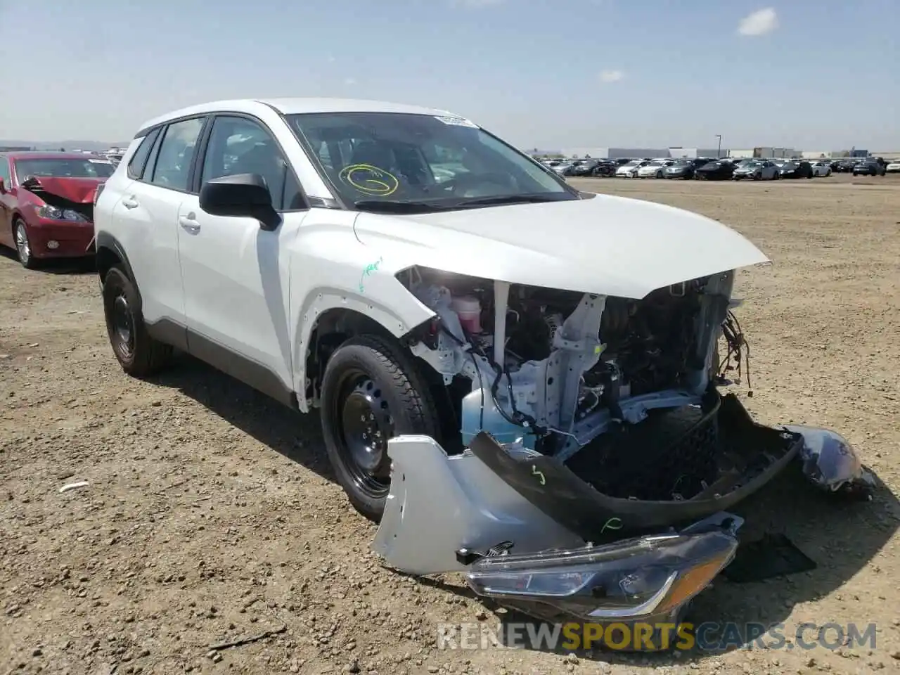 1 Photograph of a damaged car 7MUAAAAG8NV004925 TOYOTA COROLLA CR 2022