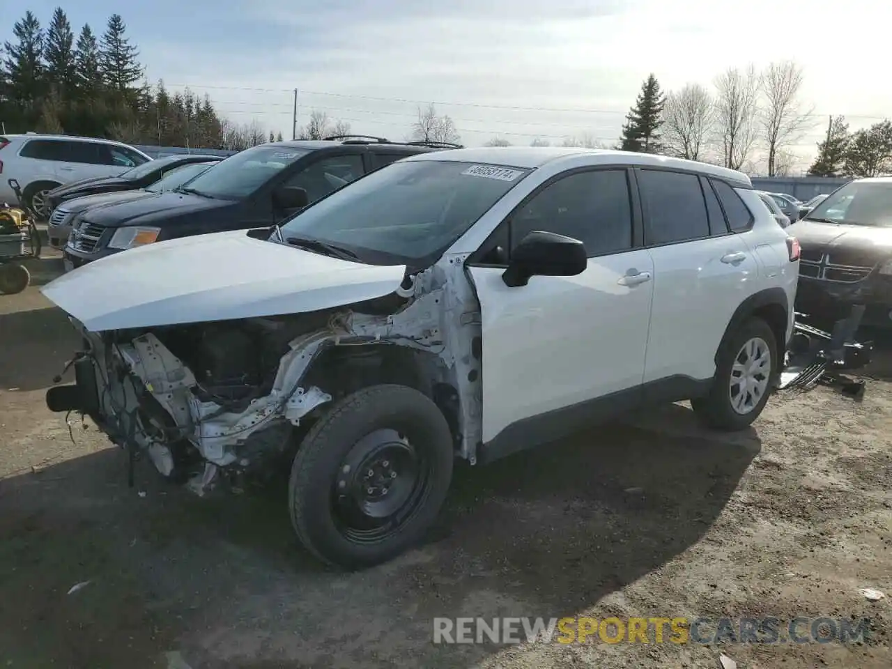 1 Photograph of a damaged car 7MUAAABG1NV030362 TOYOTA COROLLA CR 2022