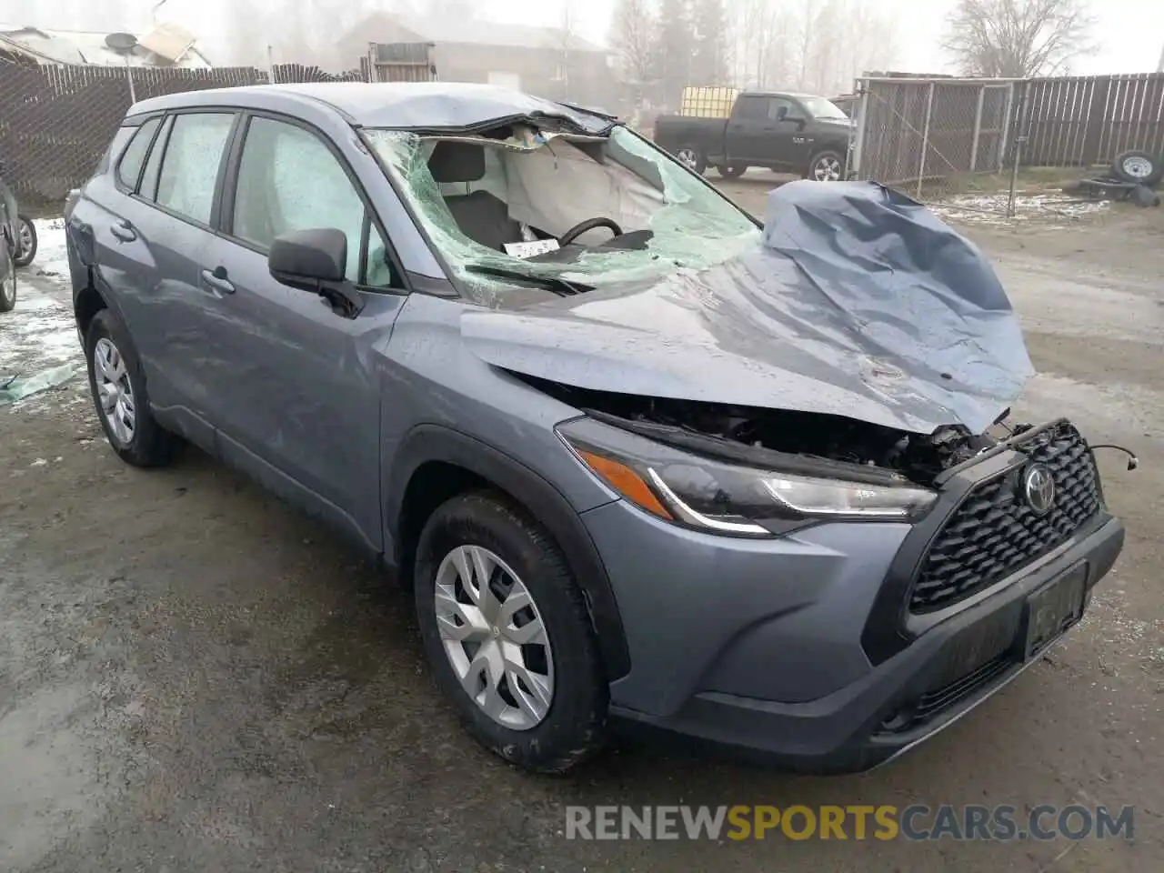 1 Photograph of a damaged car 7MUAAABG5NV013385 TOYOTA COROLLA CR 2022