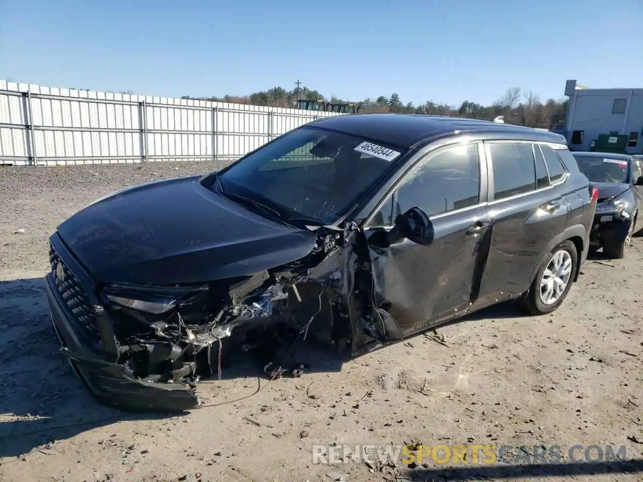 1 Photograph of a damaged car 7MUAAABG6NV031376 TOYOTA COROLLA CR 2022