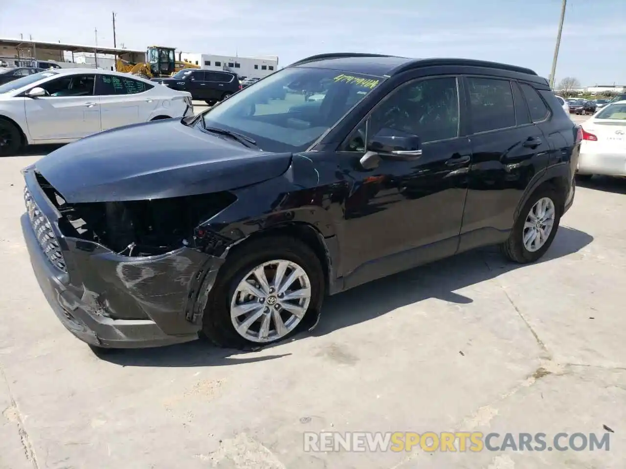 1 Photograph of a damaged car 7MUBAAAG1NV019559 TOYOTA COROLLA CR 2022