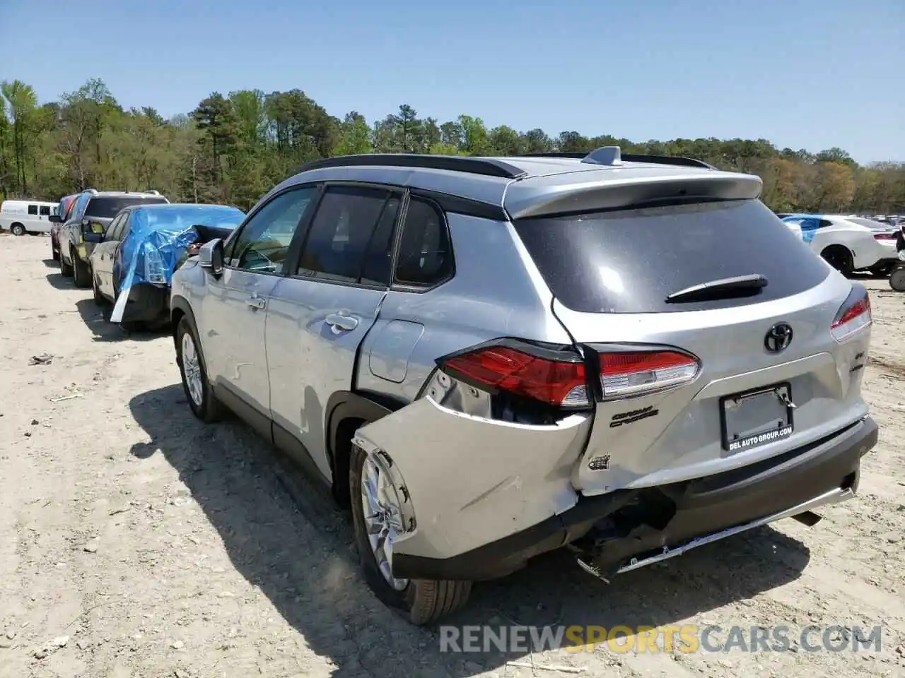 3 Photograph of a damaged car 7MUBAABG0NV010916 TOYOTA COROLLA CR 2022