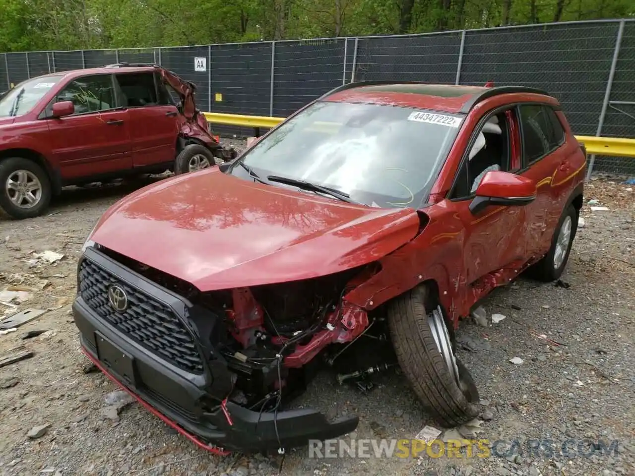 9 Photograph of a damaged car 7MUBAABG0NV011340 TOYOTA COROLLA CR 2022