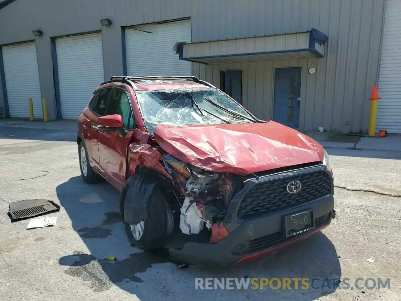 1 Photograph of a damaged car 7MUBAABG1NV007023 TOYOTA COROLLA CR 2022