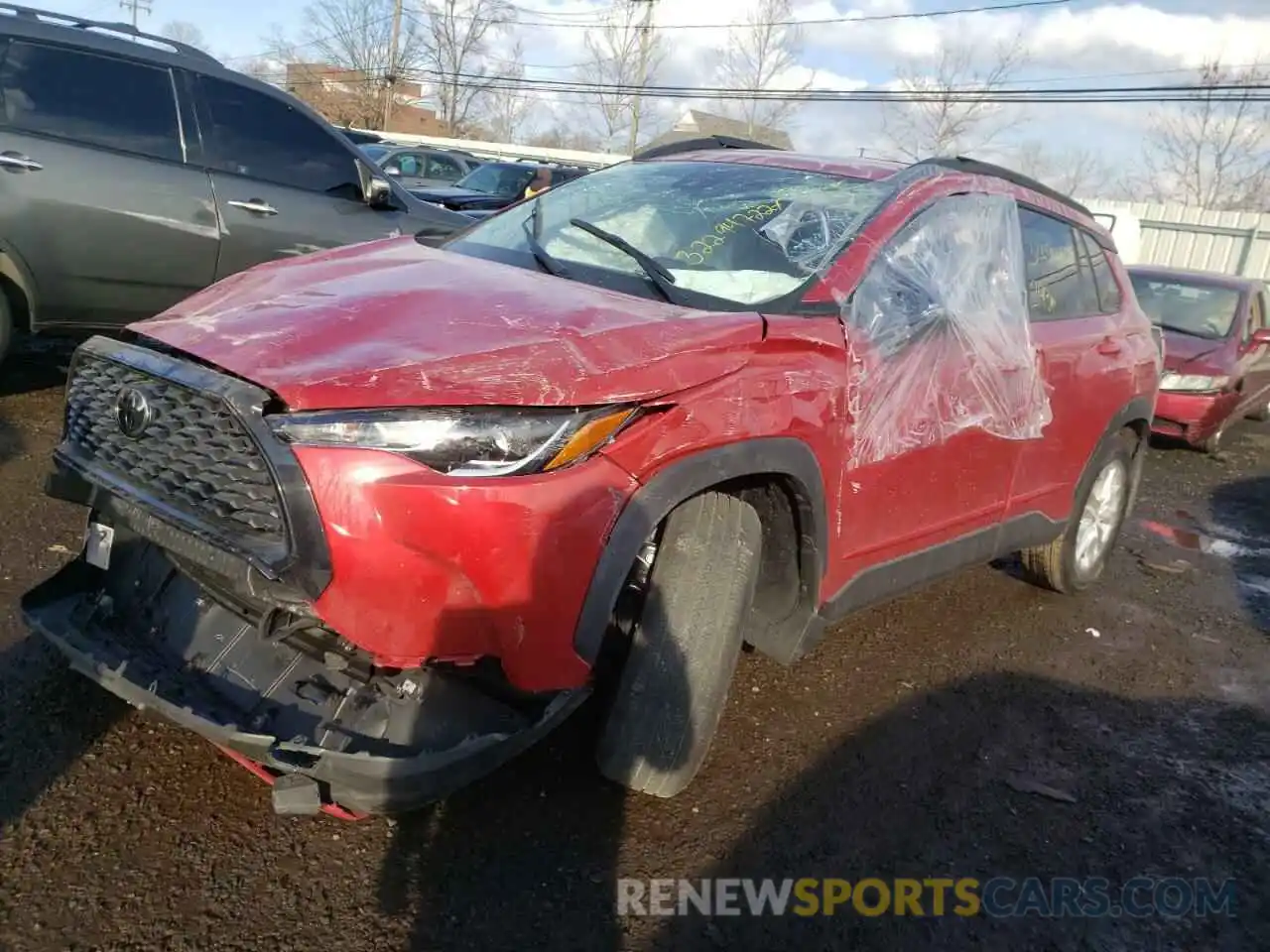 2 Photograph of a damaged car 7MUBAABG4NV004410 TOYOTA COROLLA CR 2022