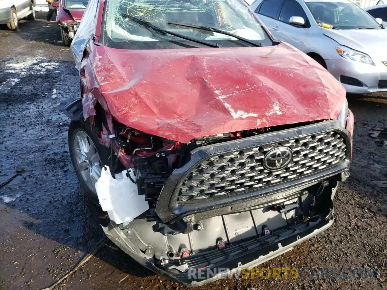 9 Photograph of a damaged car 7MUBAABG4NV004410 TOYOTA COROLLA CR 2022