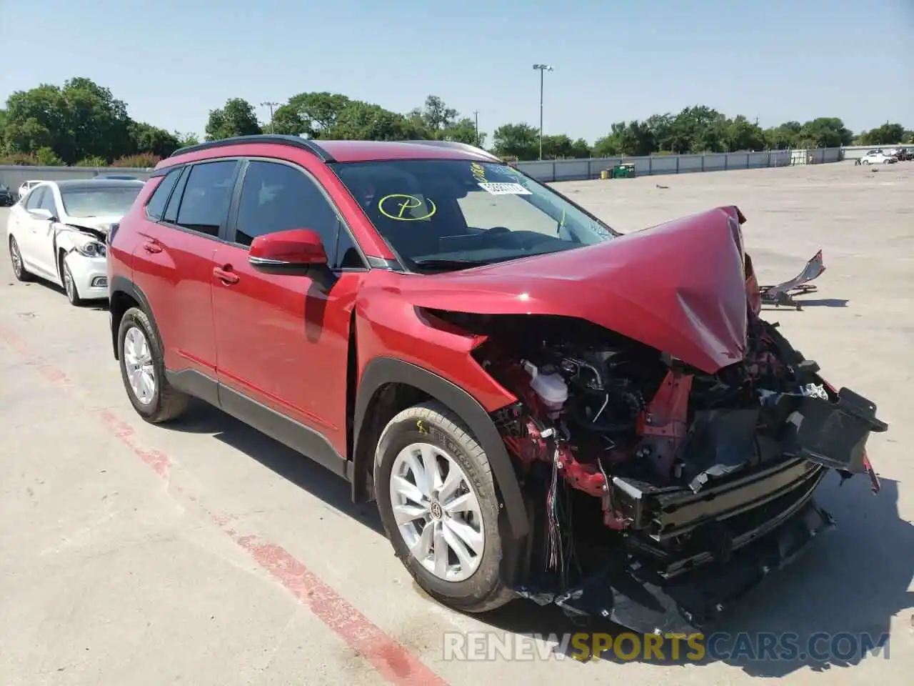 1 Photograph of a damaged car 7MUCAAAG0NV008699 TOYOTA COROLLA CR 2022