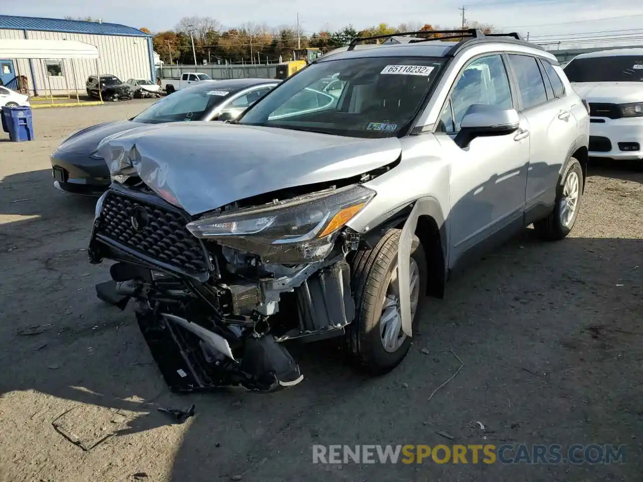 2 Photograph of a damaged car 7MUCAAAG0NV018018 TOYOTA COROLLA CR 2022