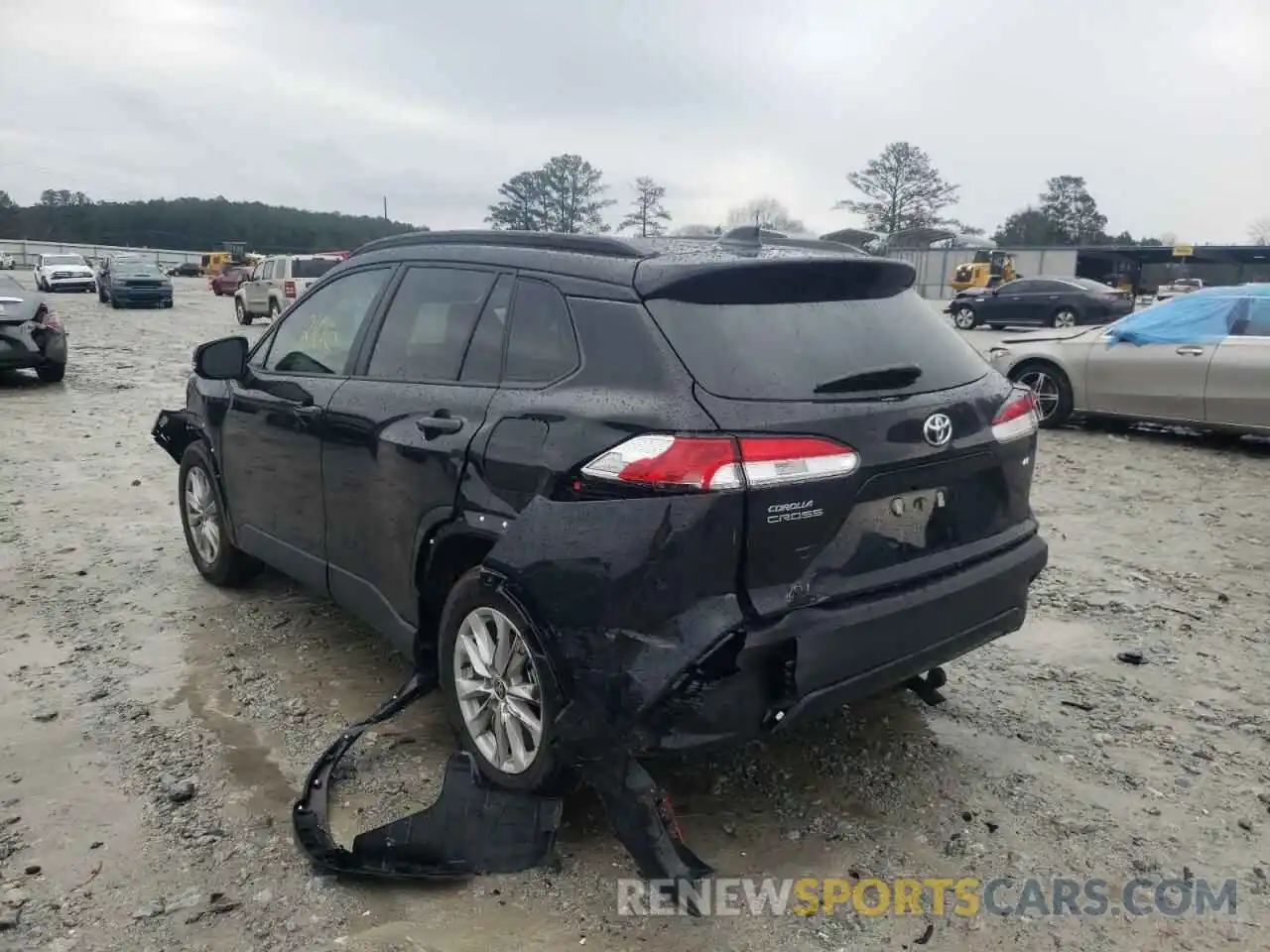 3 Photograph of a damaged car 7MUCAAAG1NV001552 TOYOTA COROLLA CR 2022